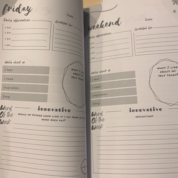 HOST PICK* NEW Women Journal - self reflective, self esteem builder - Picture 4 of 5